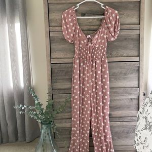 Pink Lily Mauve Jumpsuit